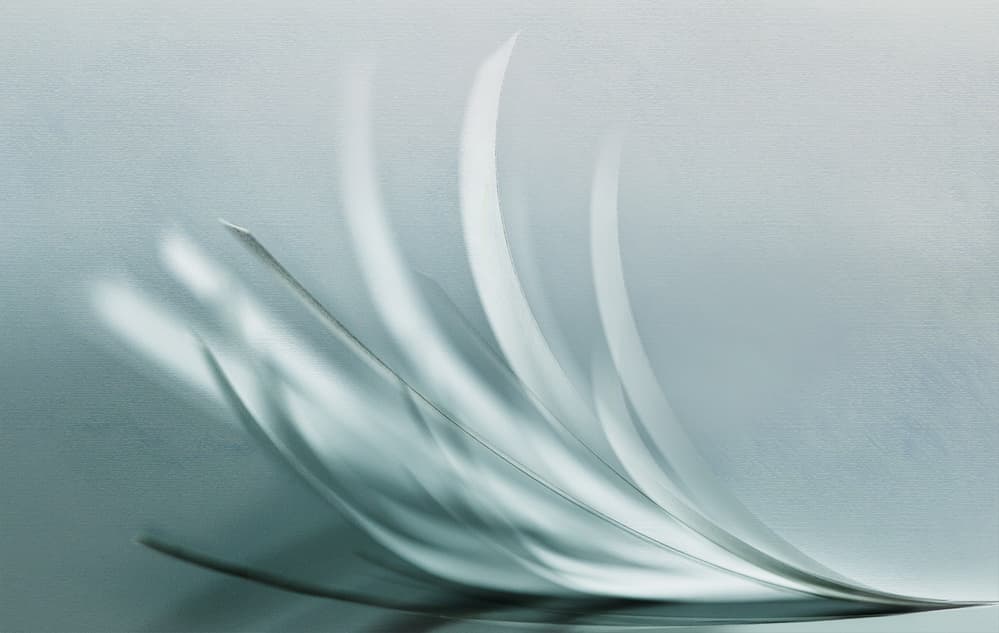 Gentle Abstract Flow by Jutta Kerber — canvas wall art
