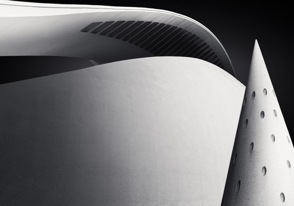 Modern Architectural Curves by Helena GARCIA HUERTAS — canvas wall art