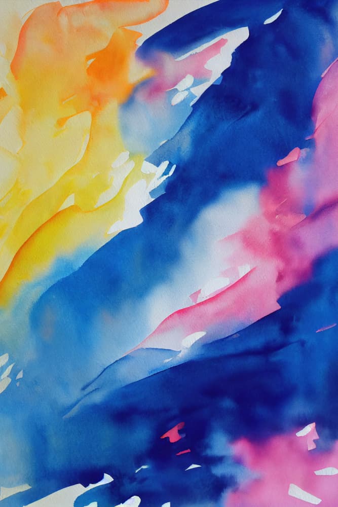 Vibrant Color Fusion by Mauro — canvas wall art