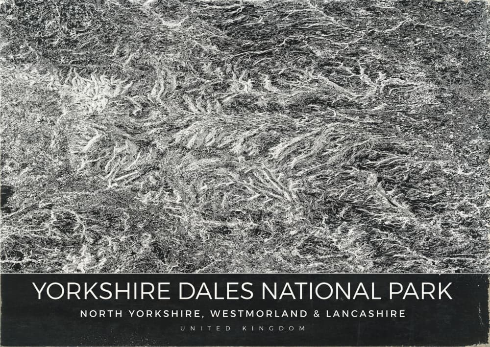 Abstract Yorkshire Dales Landscape by Nicholas — canvas wall art
