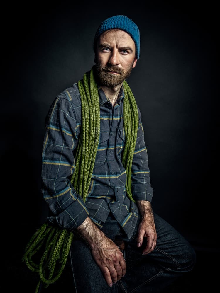 Rugged Climber Gaze by Martin Krystynek MQEP — canvas wall art