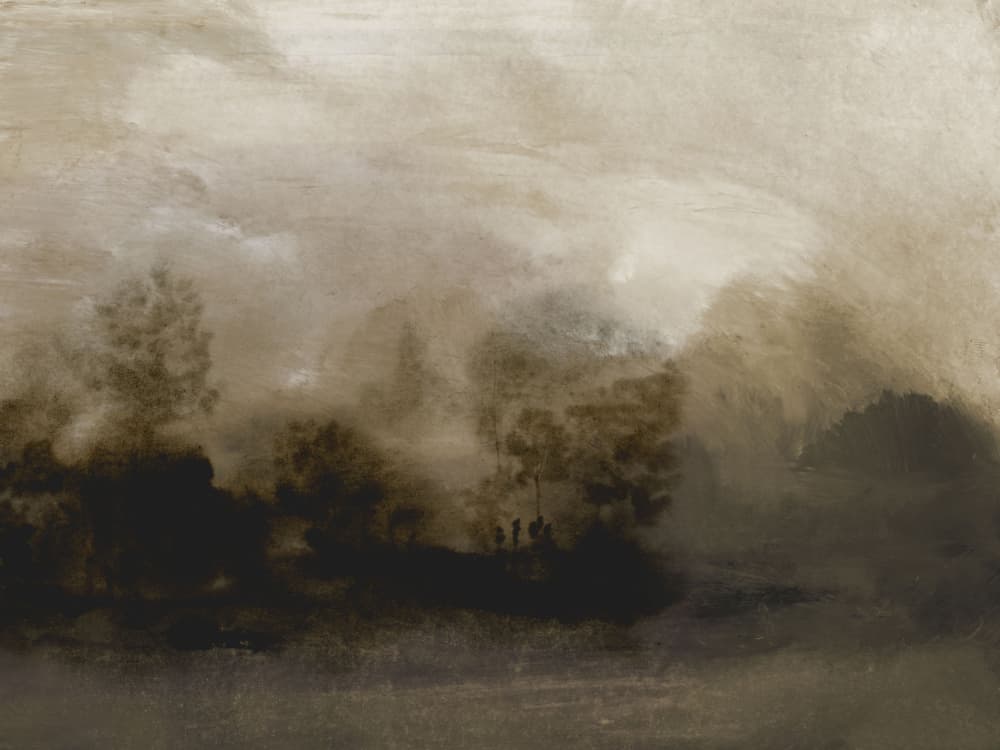 English Park by Dan Hobday — canvas wall art