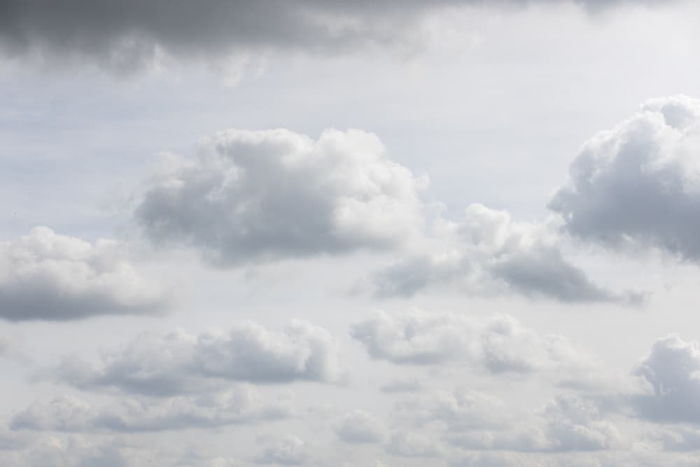 Delicate Clouds by Mareike Böhmer — canvas wall art