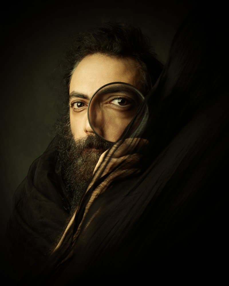 Mysterious Observer by Mehdi Mokhtari — canvas wall art