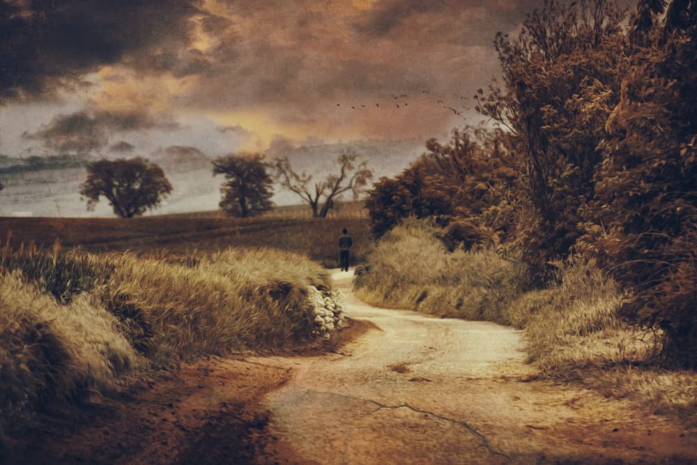 Autumn Road Journey by Ewa Całkosińska-Kajzer — canvas wall art