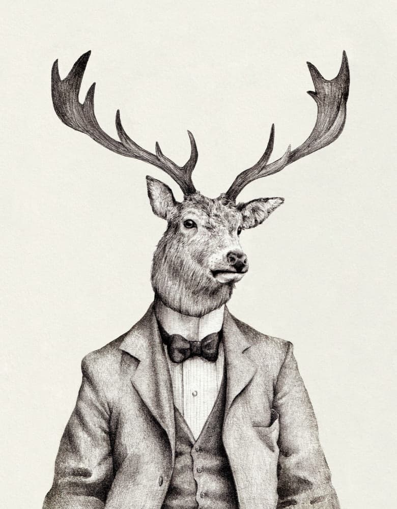 Human Body Dressed In Vintage Attire by Mike Koubou — canvas wall art