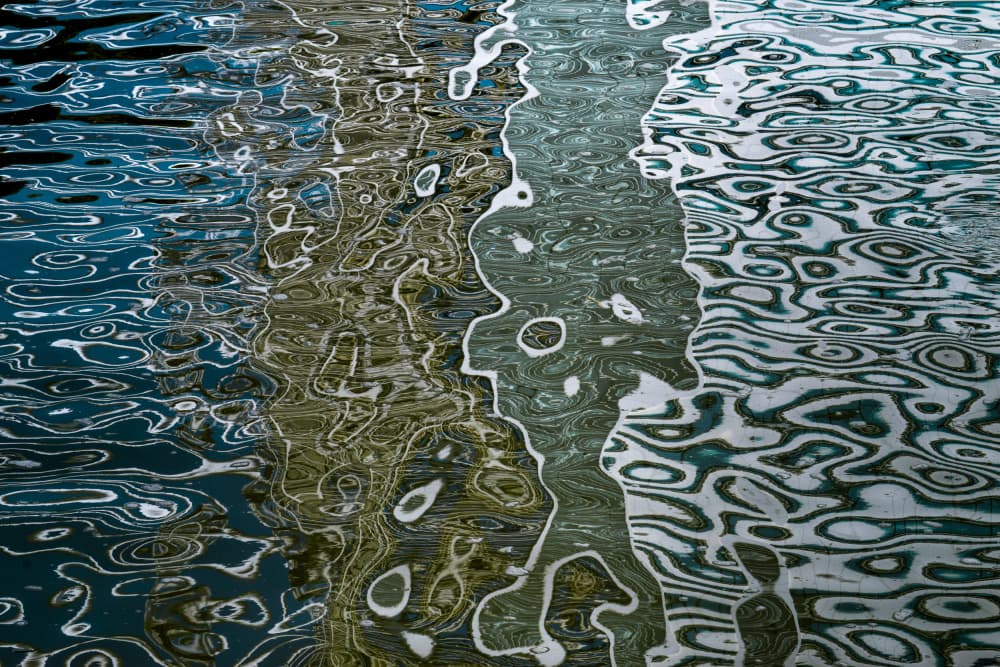 Abstract Water Ripples by Ivelina Berova — canvas wall art