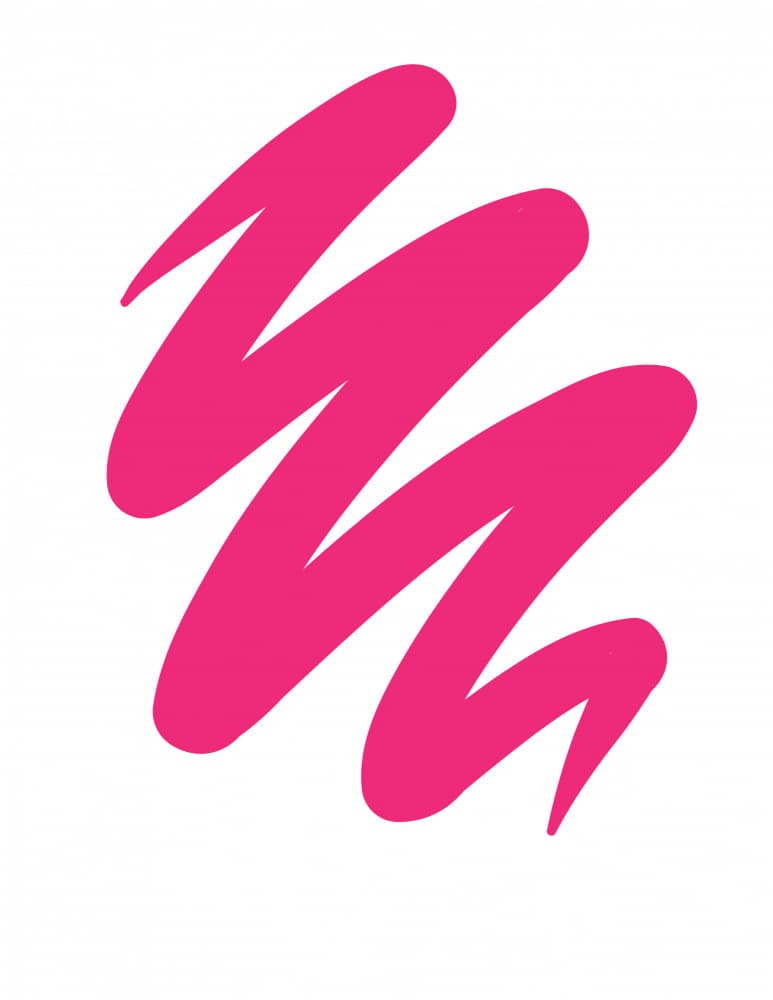 Energetic Pink Wave by Nicholas — canvas wall art