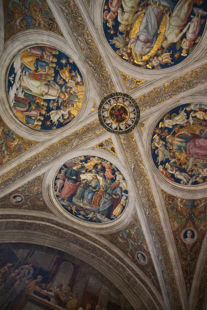 Celestial Ornate Ceiling by amini54 — canvas wall art