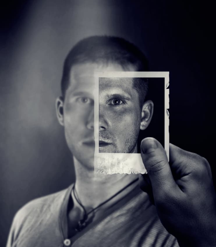 Inner Self Portrait by Adrian Vrican — canvas wall art