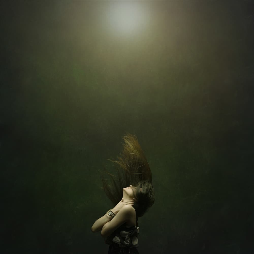 Ethereal Flowing Hair by Domenico Petrocca — canvas wall art