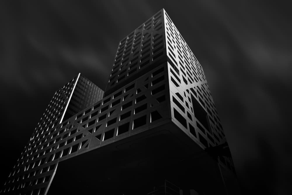 Bold Architectural Form by Greetje van Son — canvas wall art
