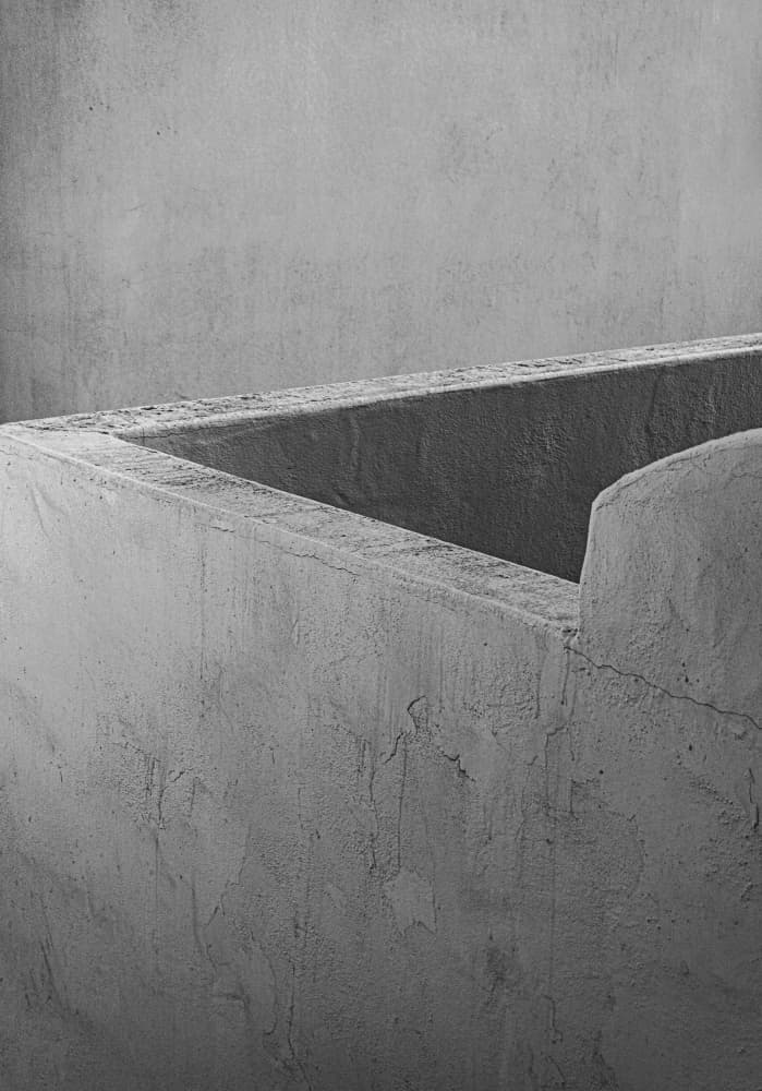 Angular Concrete Structure by Michael Bangiev — canvas wall art