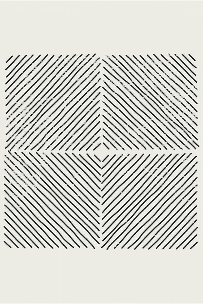 Minimalist Diamond Pattern by jay stanley — canvas wall art