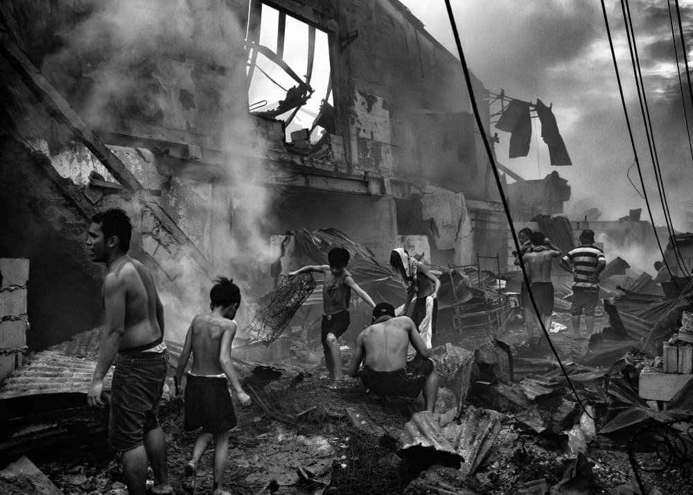 Aftermath of Destruction by Shinji Isobe — canvas wall art