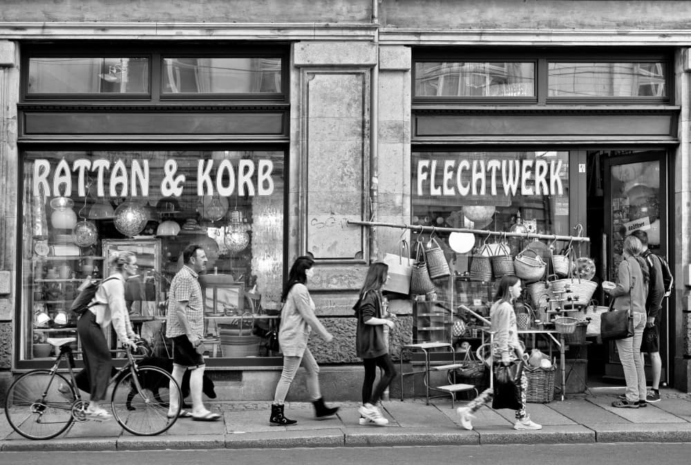European Street Life by Hans Peter Rank — canvas wall art