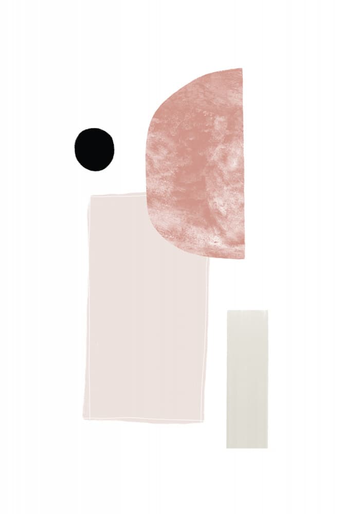 Minimalist Shapes by uplusmestudio — canvas wall art