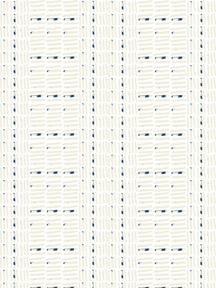 Organic Indigo Pattern by Elizabeth C — canvas wall art