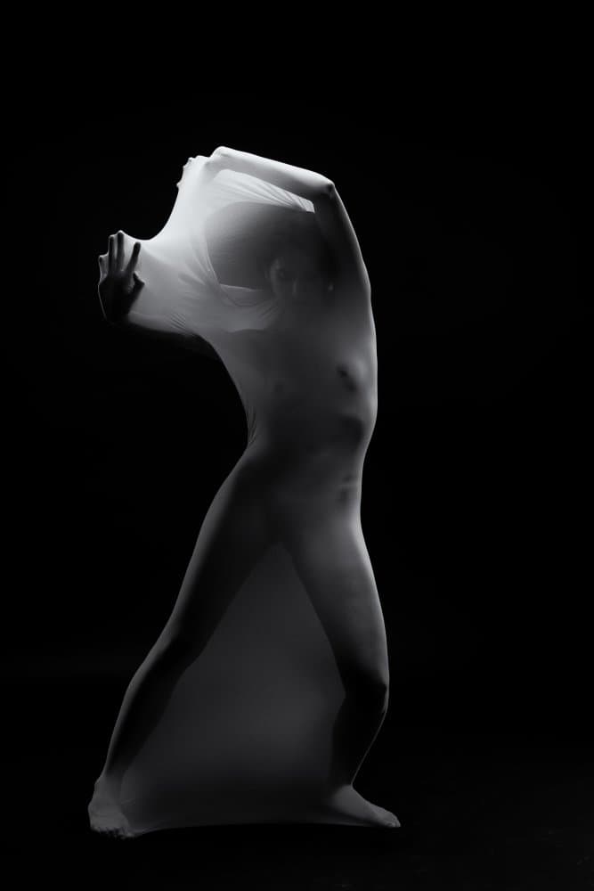 Abstract Body Form by Sunny Ding — canvas wall art