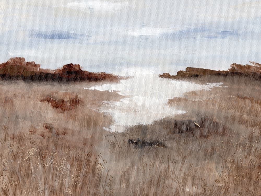 Serene Marsh Landscape by Nikita Jariwala — canvas wall art