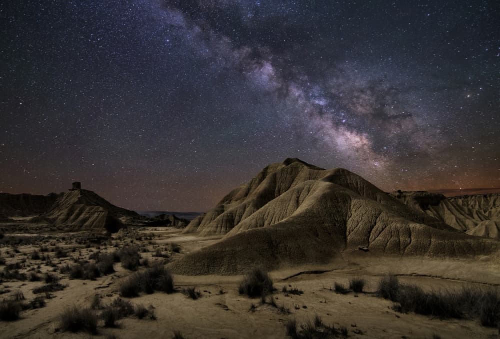 Milky Way Desert Night by INIGO CIA — canvas wall art