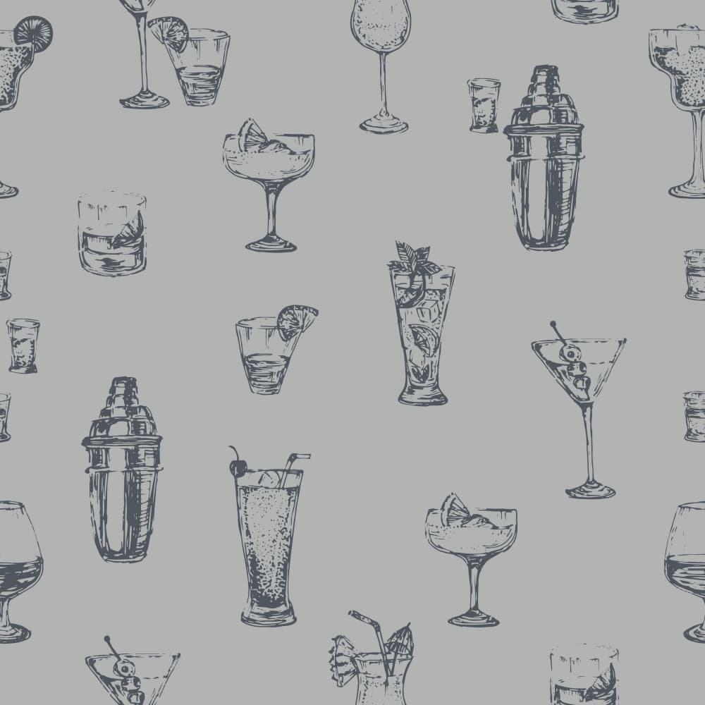 Hand Drawn Cocktails by Nikita Jariwala — canvas wall art