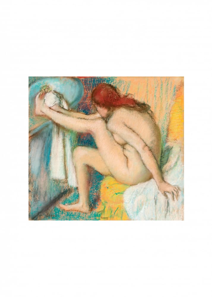 Woman Drying Her Foot No.2 by Edgar Degas — canvas wall art