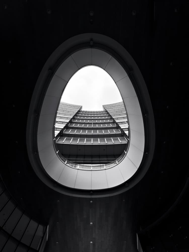Abstract Urban Architecture by Roland Weber — canvas wall art