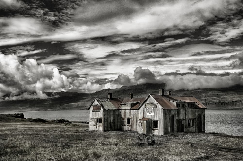 Abandoned Fjord Homestead by Þorsteinn H. Ingibergsson — canvas wall art