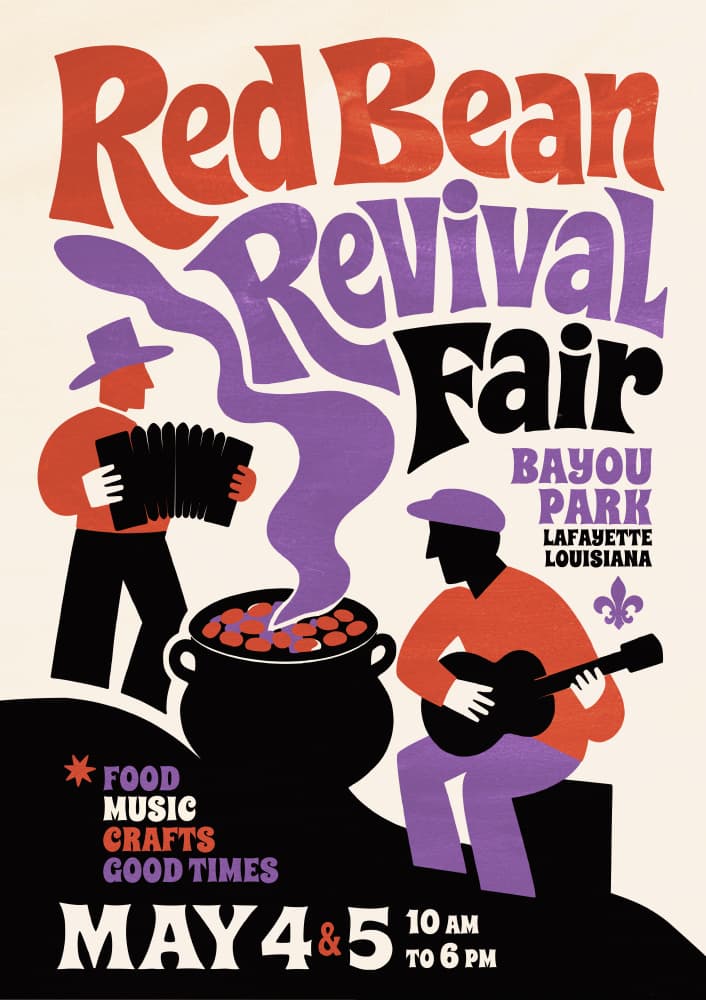 Louisiana Red Bean Fair by Patryk Krygowski — canvas wall art