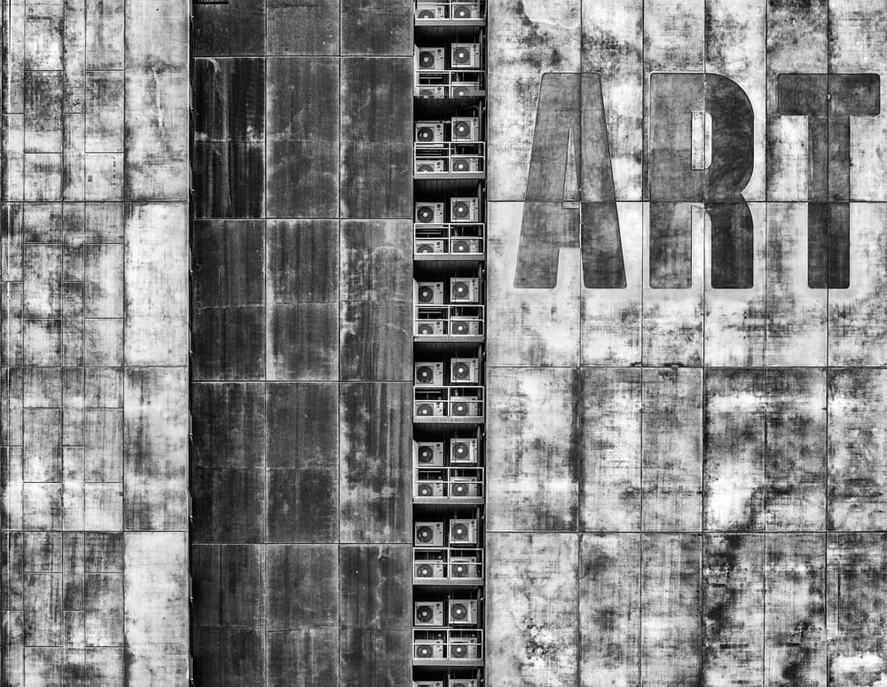 Brutalist Concrete Art by Wayne Pearson — canvas wall art
