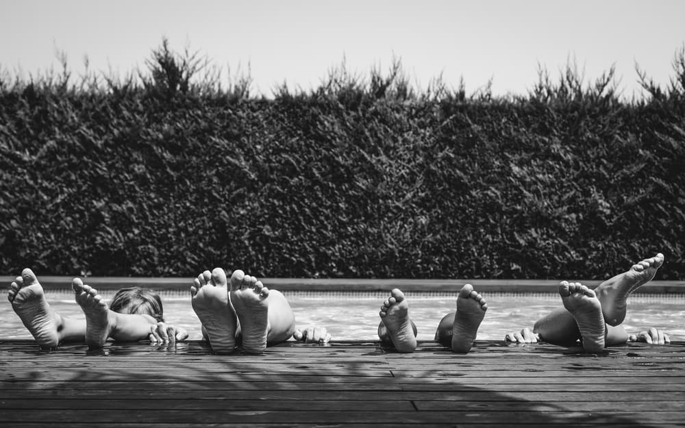Happy Summer Feet by Gloria Salgado Gispert — canvas wall art