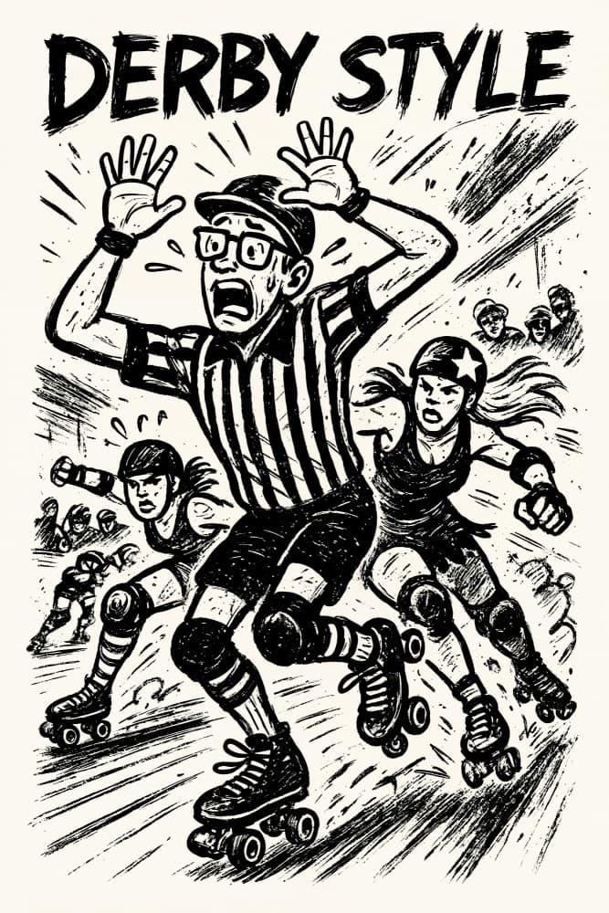 Derby Style Action by Natalie Bruns — canvas wall art