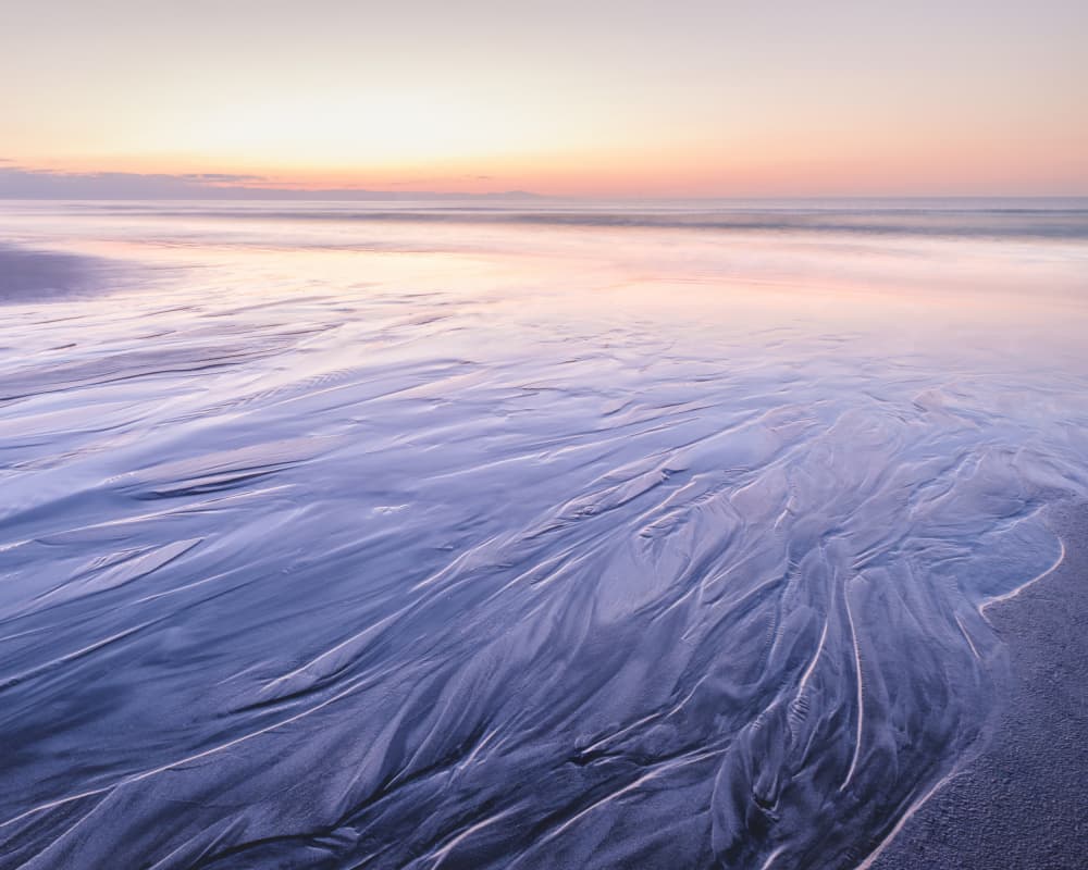 Pastel Beach Patterns by Takuma Higashide — canvas wall art