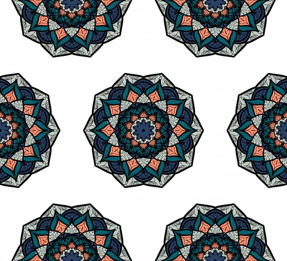 Bohemian Mandala Pattern by Marika Barsrsind — canvas wall art