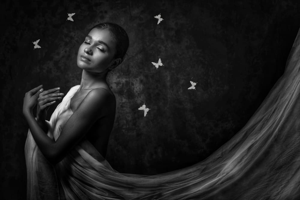 Ethereal Butterfly Dream by JAYATU CHANDRA DAS — canvas wall art
