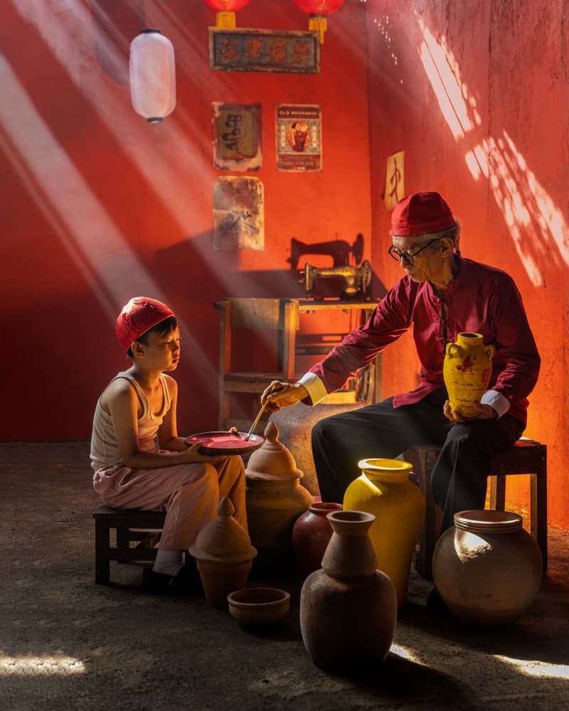 Generational Pottery Craft by Lisdiyanto Suhardjo — canvas wall art