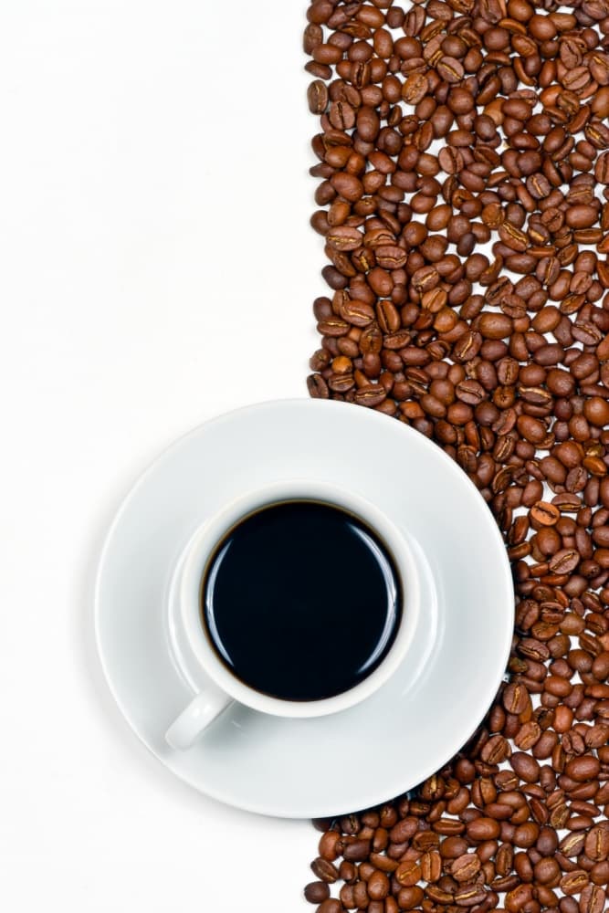 Coffee Cup and Beans by Gert Lavsen — canvas wall art