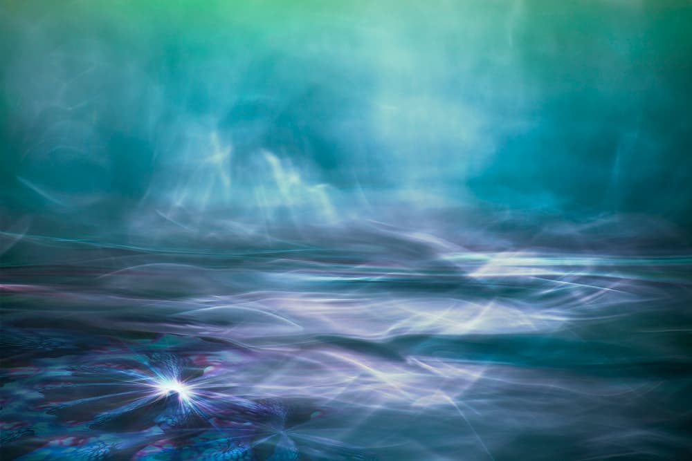 Alien arctic waters by Willy Marthinussen — canvas wall art