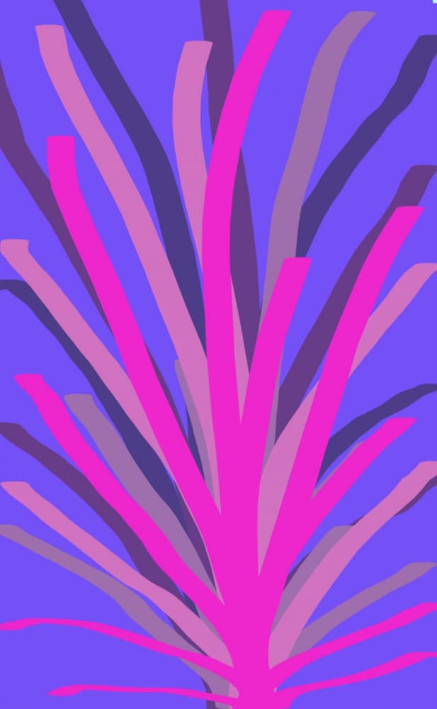 Vibrant Abstract Strokes by Olea Huuska — canvas wall art