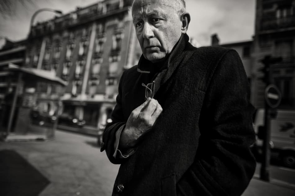 Pensive City Man by Christophe Debon — canvas wall art