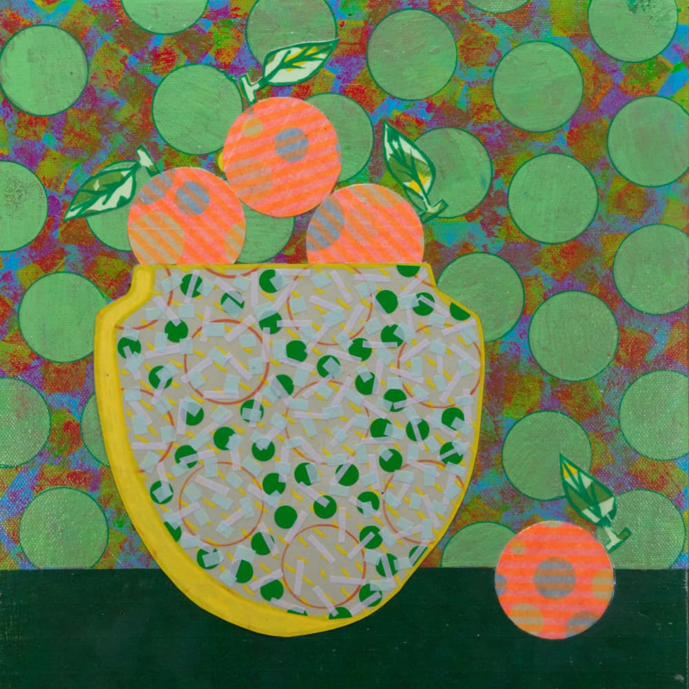 Colorful Fruit Bowl by David Galan — canvas wall art