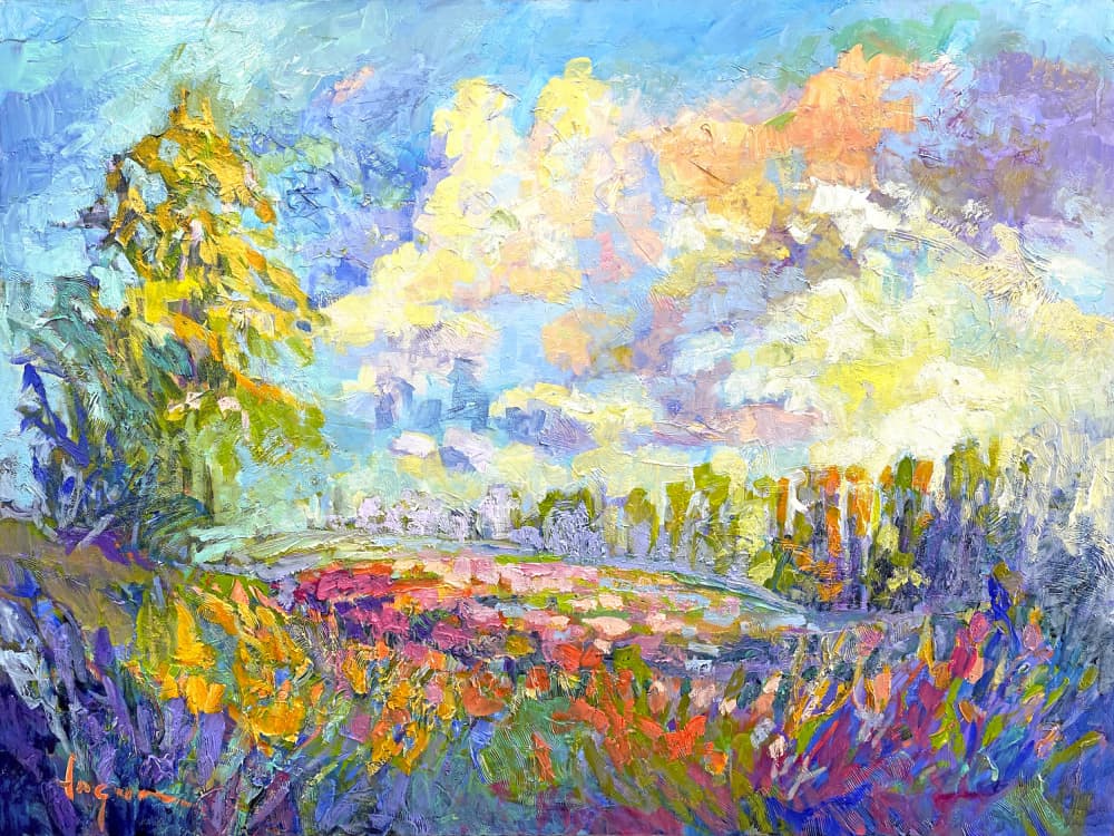 Luminous Landscape by Dorothy Fagan — canvas wall art