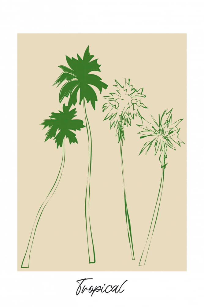 Tropicalno02 by Treechild — canvas wall art