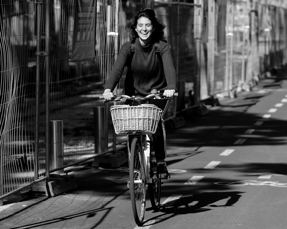 Joyful City Ride by Itzik Einhorn — canvas wall art