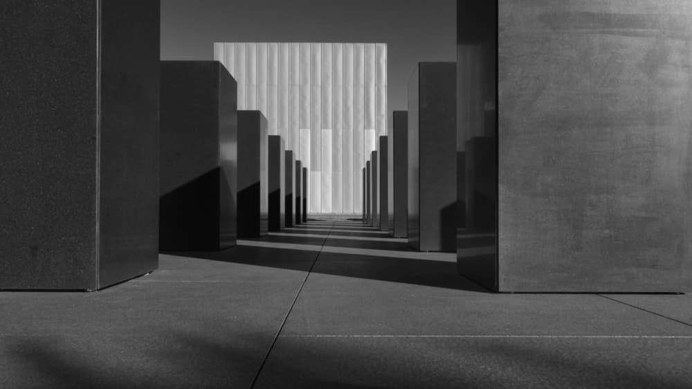 Monolithic Shadow Play by Primož Kožuh — canvas wall art