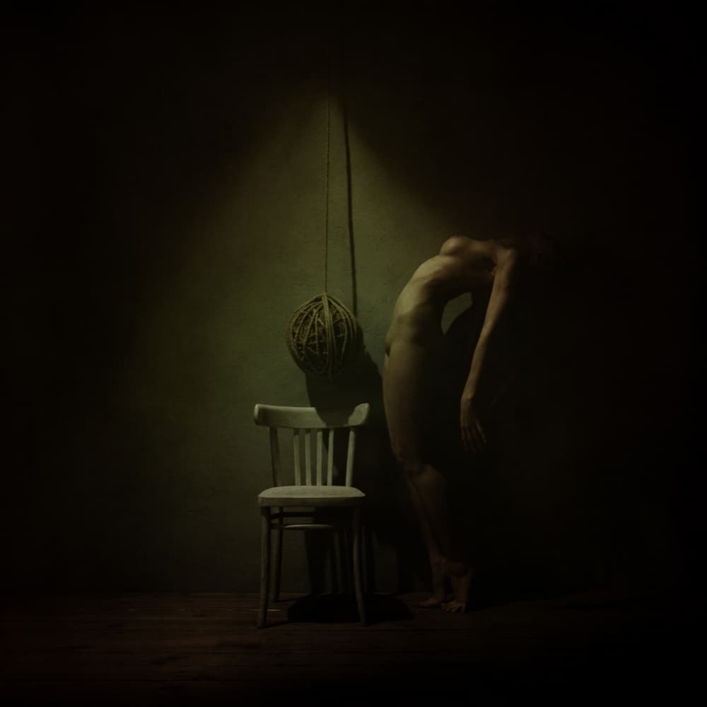 Arched Body in Shadow by Yaroslav Vasiliev-Apostol — canvas wall art
