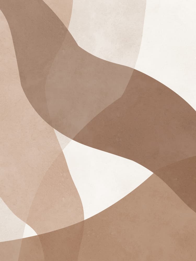 Soft Earthy Layers by Vitor Costa — canvas wall art