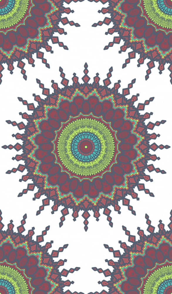 Bohemian Mandala Pattern by Marika Barsrsind — canvas wall art