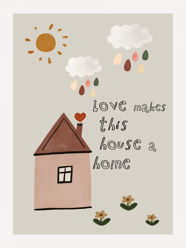 Heartfelt Hearth by Treechild — canvas wall art